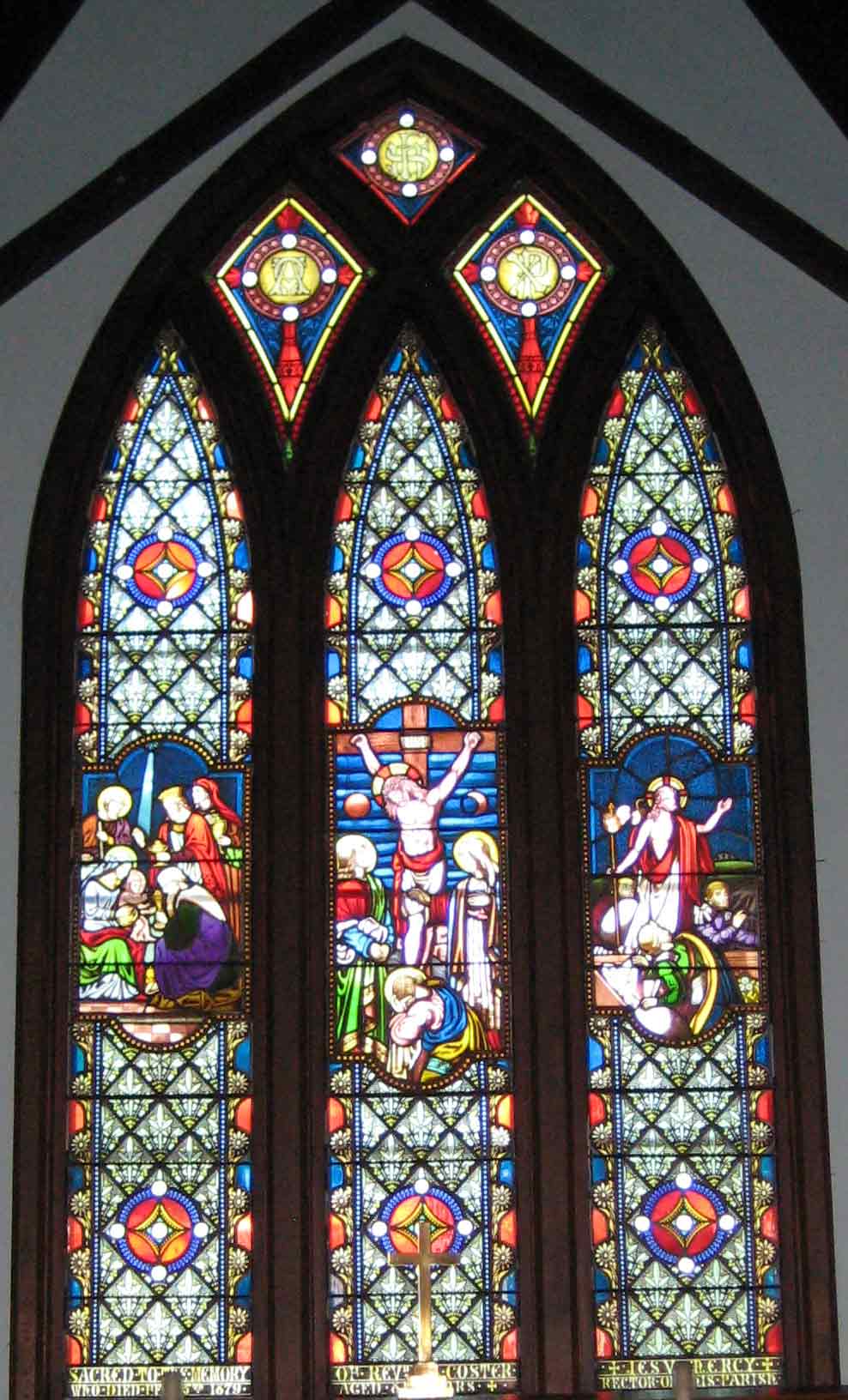 stained glass window